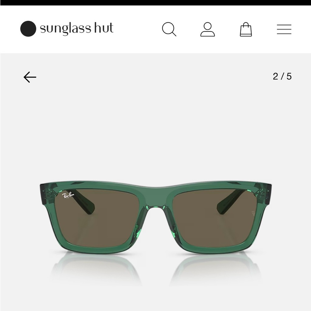 Ray-Ban Green Sunglasses - Picture 2 of 13